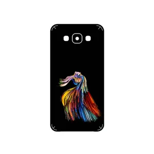 MAHOOT Rainbow Hair Digital Art Cover Sticker for Samsung Galaxy E7