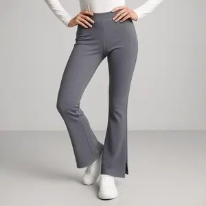 شلوار زنانه مدل کبریتی دمپا چاکدار