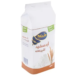 آرد سفید آشپزخانه مزرعه ناب مقدار 1000 گرم