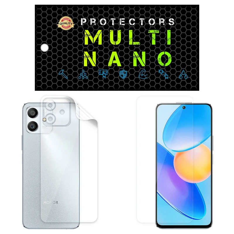  محافظ صفحه نمایش مولتی نانو مدل X-SFT مناسب برای گوشی موبایل آنر Play 6T Pro به همراه محافظ پشت