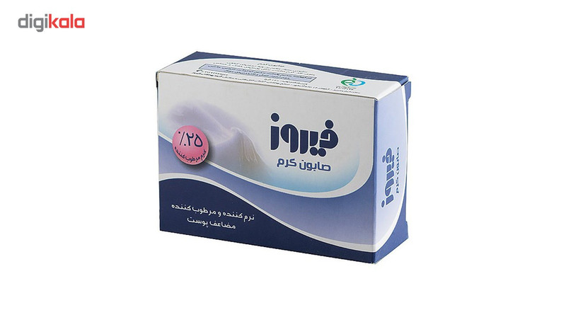 صابون کرم فیروز مقدار 120 گرم صابون کرم فیروز مقدار 120 گرم