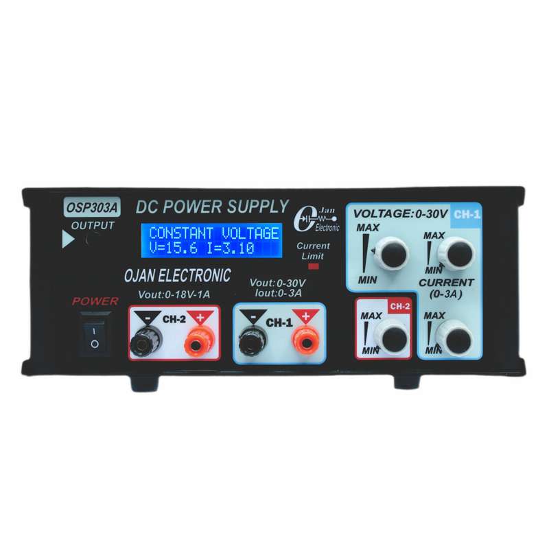 منبع تغذیه الکتریکی 30 ولت 3 آمپر اوژن الکترونیک مدل OSP-303A