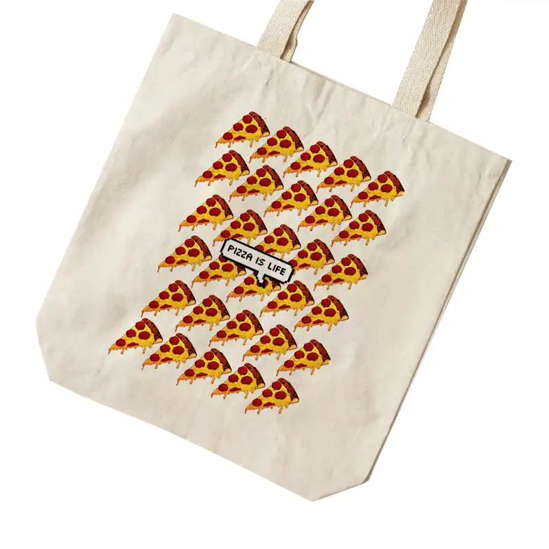 ساک خرید ترمه طراحان ایده مدل پیتزا زندگی است کد 1321 - L