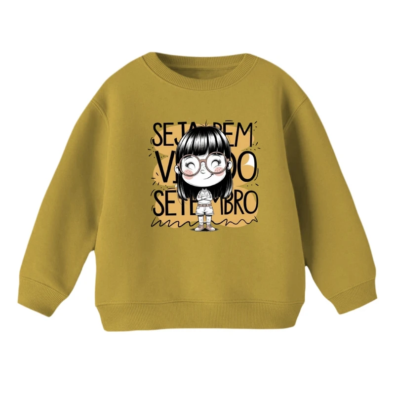 سویشرت بچگانه مدل دخترک عینکی 