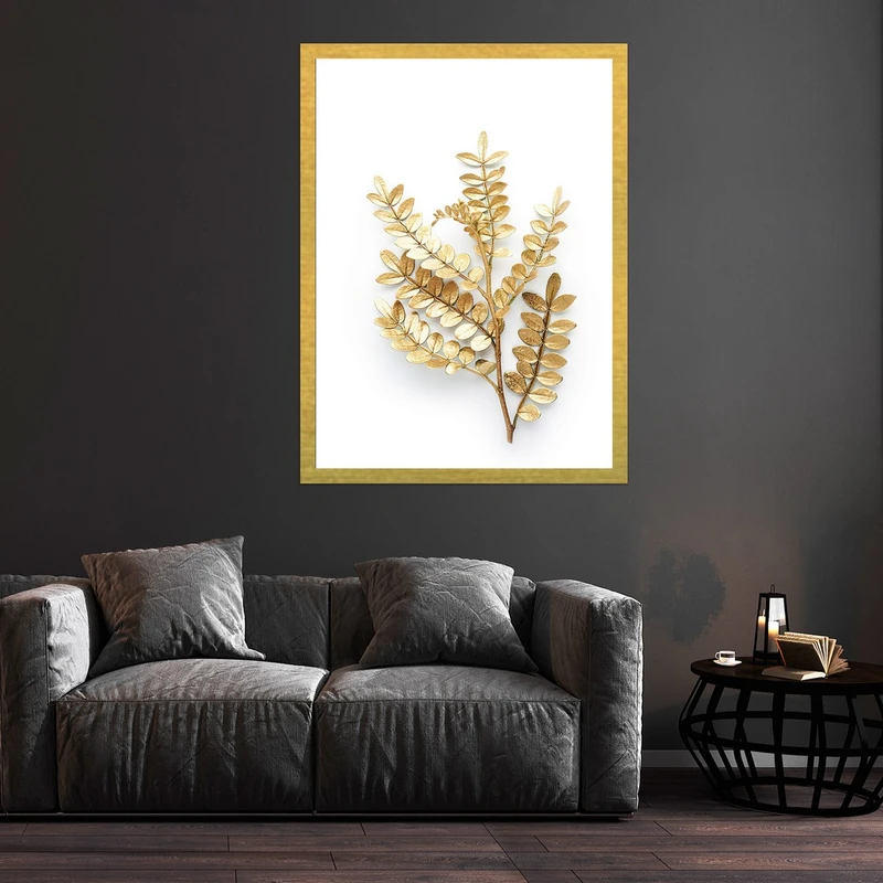 تابلو بکلیت طرح خوشه برگ مدل قاب شاسی T-S9632