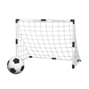 اسباب بازی مدل دروازه فوتبال مجموعه 3 عددی به همراه تلمبه هدیه