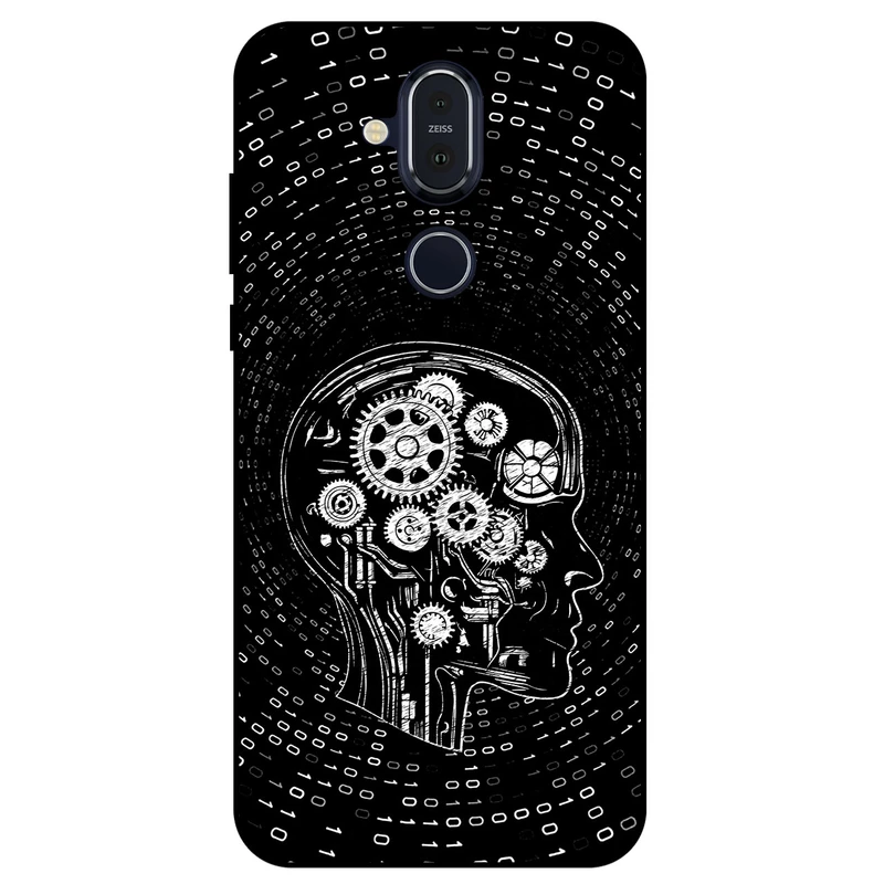 کاور مگافون طرح ربات انسانی مدل 7428 مناسب برای گوشی موبایل نوکیا 8.1 (X7) 