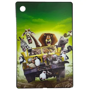 کاور مدل ماداگاسکار کد 32 مناسب برای تبلت سامسونگ Galaxy Tab A8 10.5 inch 2021 SM-X200 / SM-X205