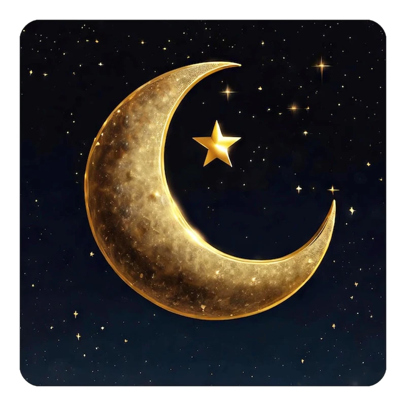 مگنت کاکتی طرح ماه و ستاره مدل mp52391