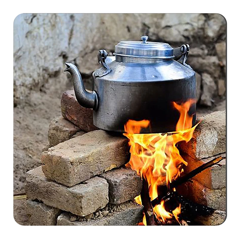 	 مگنت طرح کتری و آتش چوب کد wmg4169