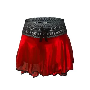 دامن زنانه شیک فام مدل 17 رنگ قرمز