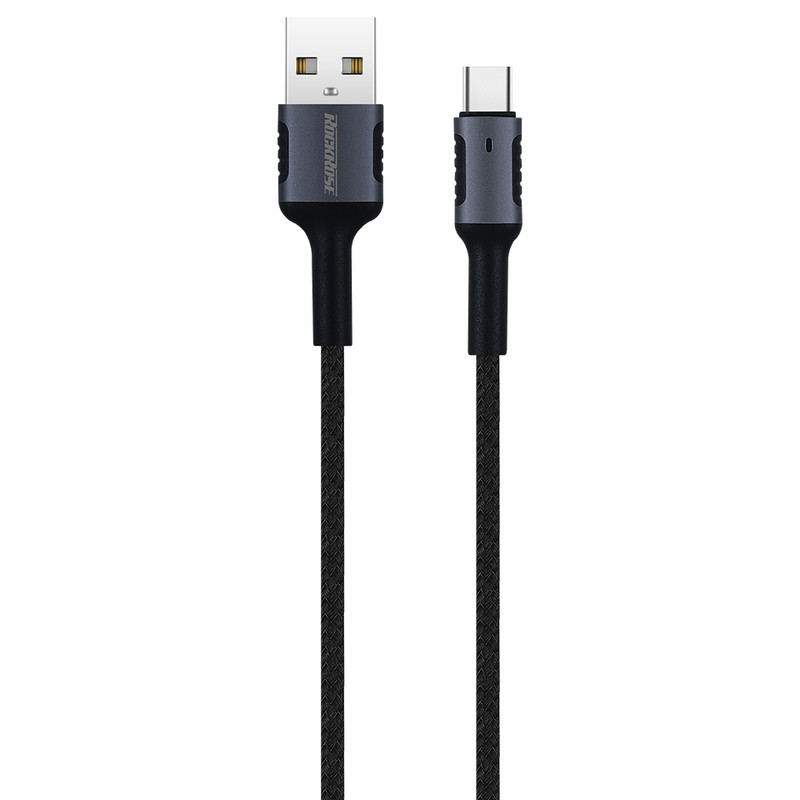 کابل تبدیل USB به USB-C راک رز مدل Armour AC طول ۱ متر 