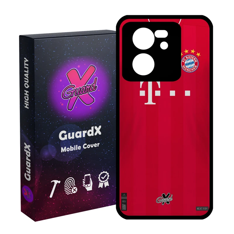 کاور گارد ایکس طرح بایرن مونیخ مدل Glass10231 مناسب برای گوشی موبایل شیائومی 13T/13T Pro/Redmi K60 Ultra