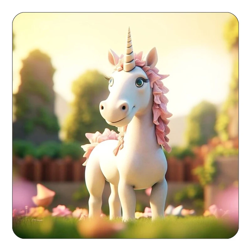 مگنت کاکتی طرح اسب تک شاخ و یونیکورن مدل mp29106