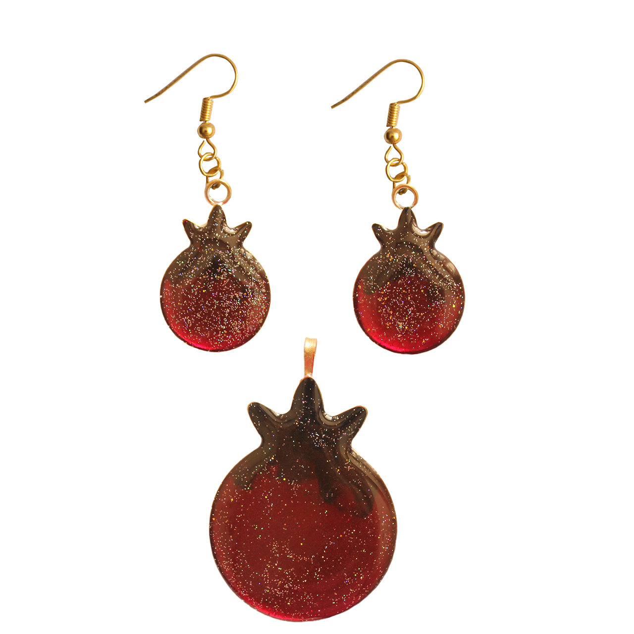 نیم ست زنانه مدل انار