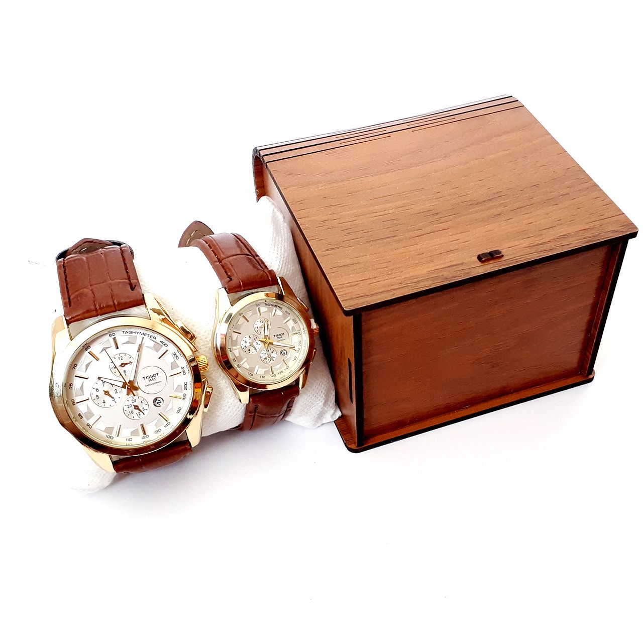 ست ساعت مچی عقربه ای زنانه و مردانه مدل  TS-1860 -  - 4