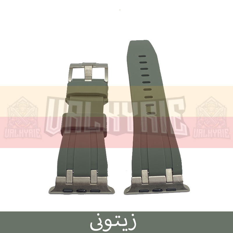 بند والکری مدل Luxury STL Silicone مناسب برای اپل واچ Ultra 49mm / Ultra 2 49mm
