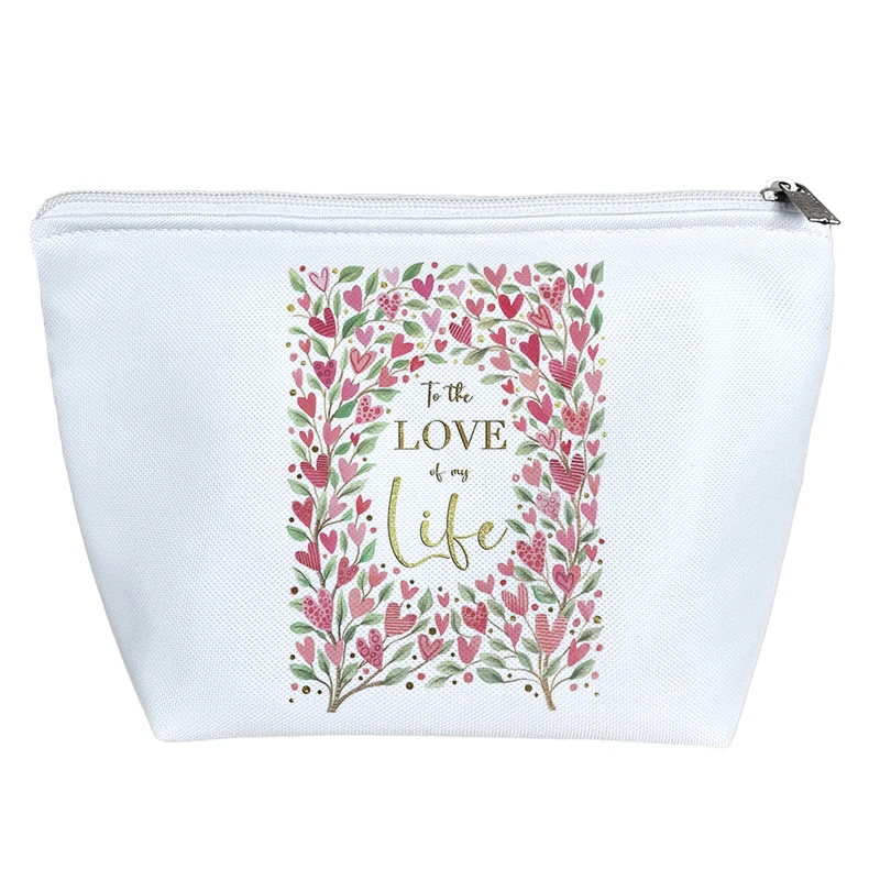 کیف لوازم آرایش دخترانه خندالو مدل To The Love Ok My Life کد H1151