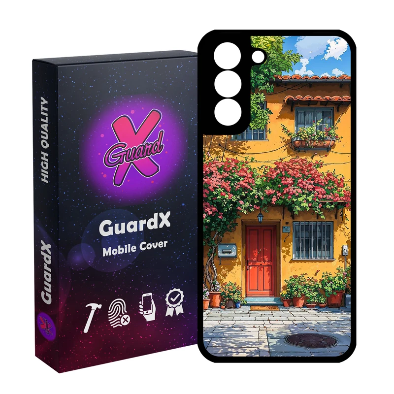 کاور گارد ایکس طرح ساختمان مدل Glass10747 مناسب برای گوشی موبایل سامسونگ Galaxy S21 FE