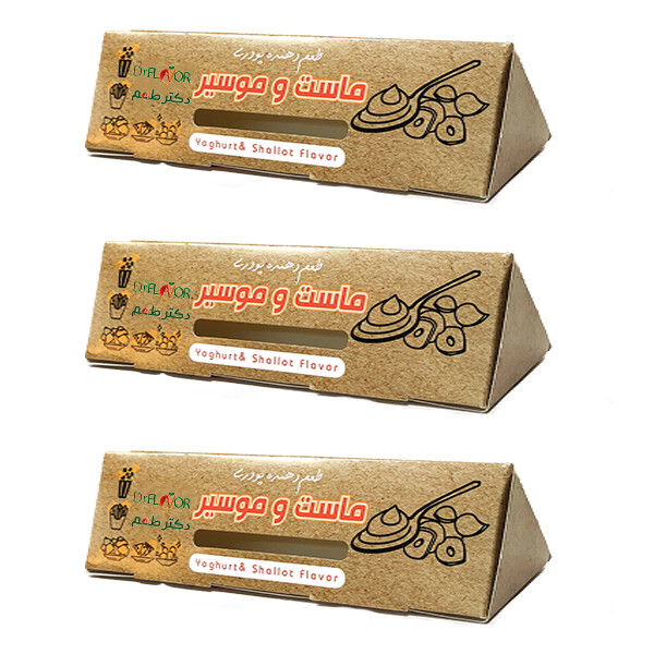 طعم دهنده پودری ماست و موسیر دکتر طعم - 50 گرم بسته 3 عددی