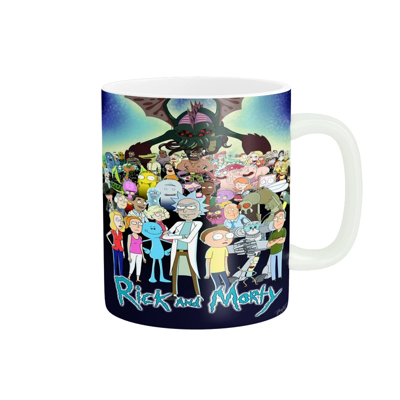 ماگ پادآفرین مدل کارتونی طرح ریک و مورتی کد p9209