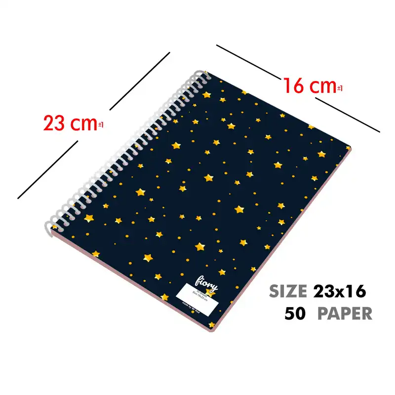 دفتر مشق 50 برگ مستر راد طرح سفر به فضا مدل فضانورد کد fiory 2470