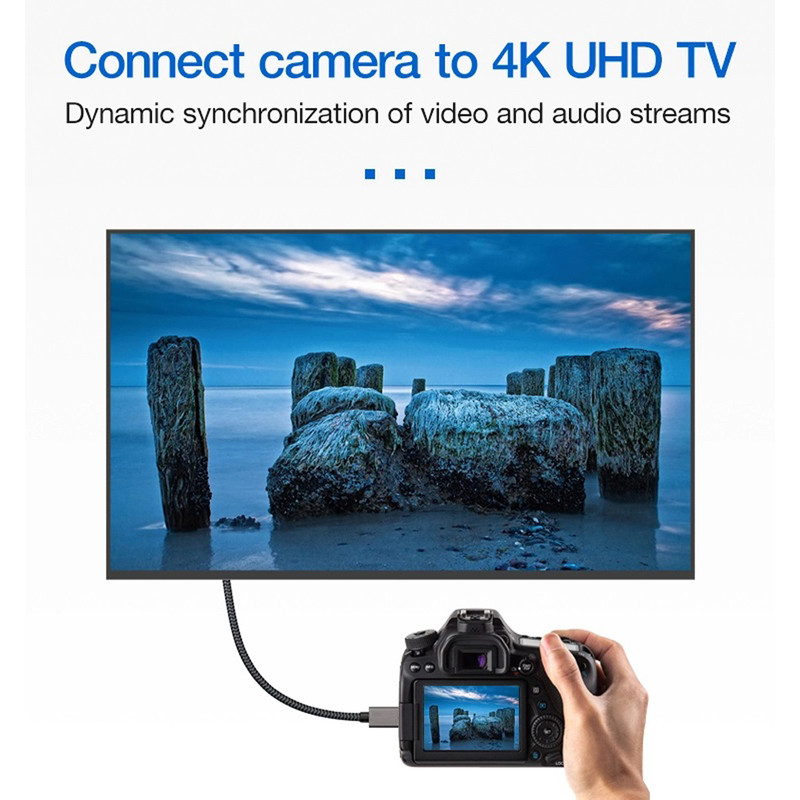 کابل تبدیل Mini HDMI به HDMI یو اِل‌ تی یونیت مدل 4k طول 3 متر