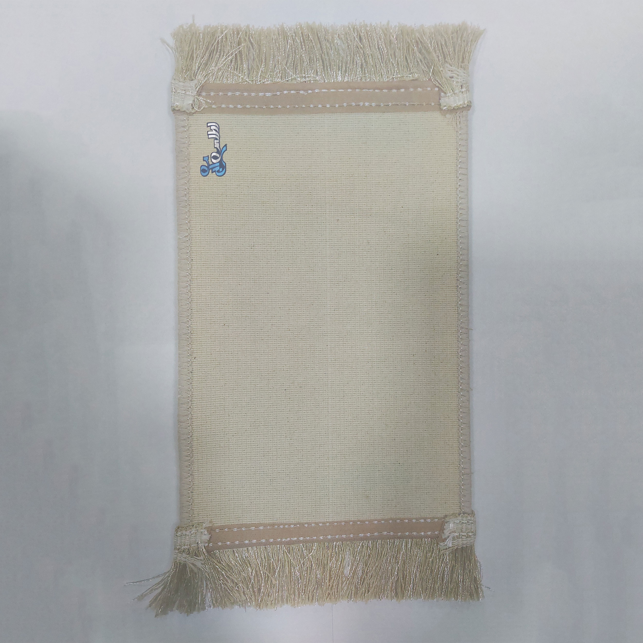 فرش ماشینی دیوارکوب اطلس آبی طرح خر مدل T2249