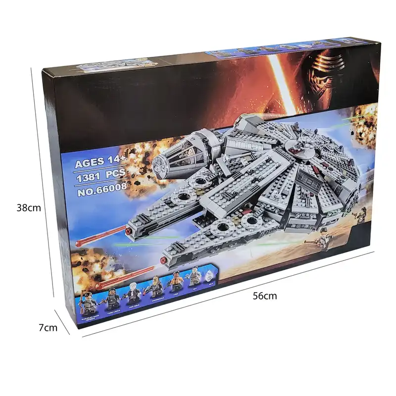 ساختنی مدل استاروارز سفینه فالکن کد 66008