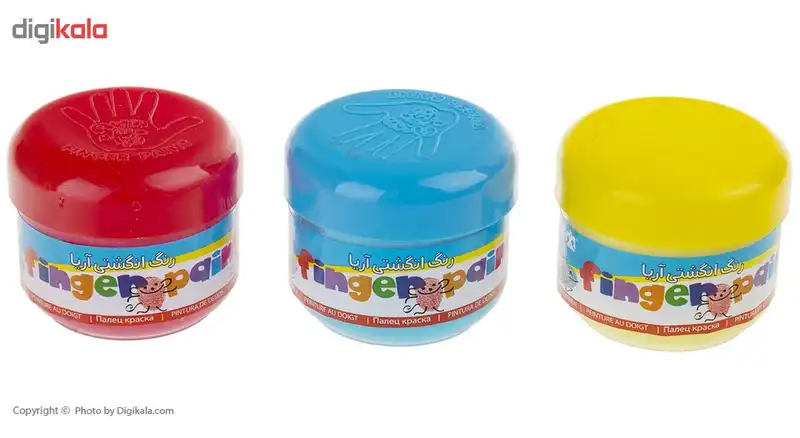 رنگ انگشتی 3 رنگ آریا مدل 7004