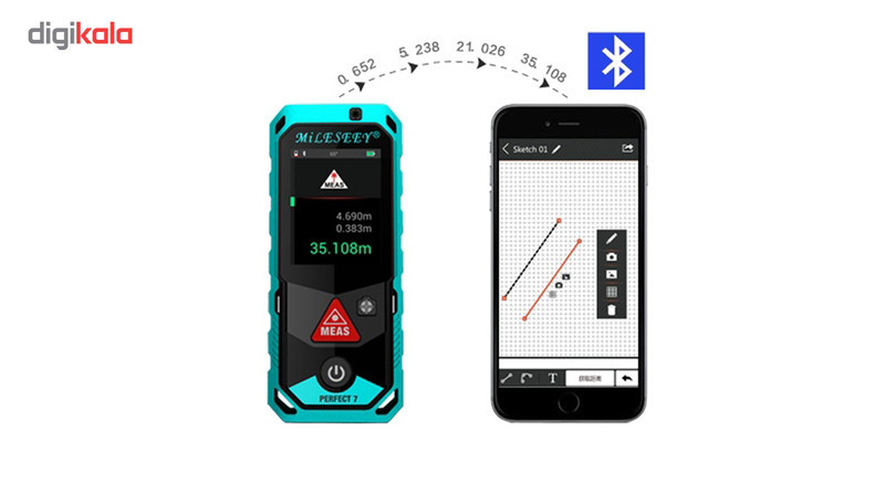 متر لیزری مایلسی مدل P7 - 80m متر لیزری مایلسی مدل P7 - 80m