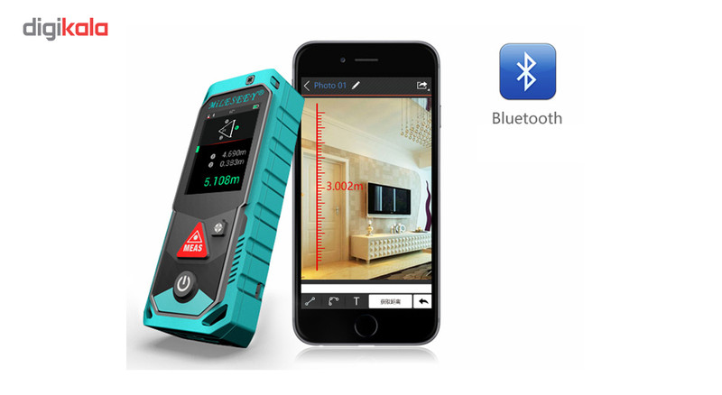 متر لیزری مایلسی مدل P7 - 80m متر لیزری مایلسی مدل P7 - 80m