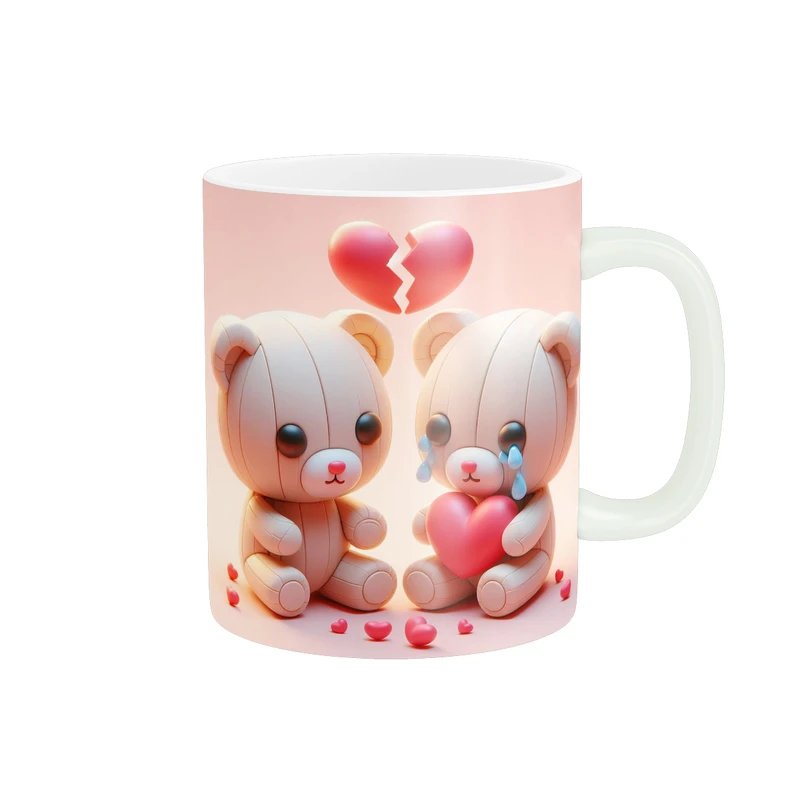 ماگ پاد آفرين طرح  عشق مدل هديه عاشقانه کد 1076