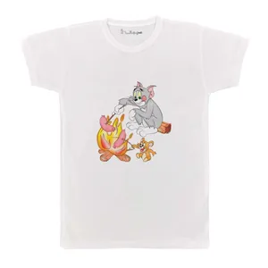 تی شرت بچگانه پرمانه طرح tom and jerry کد pmt.2935