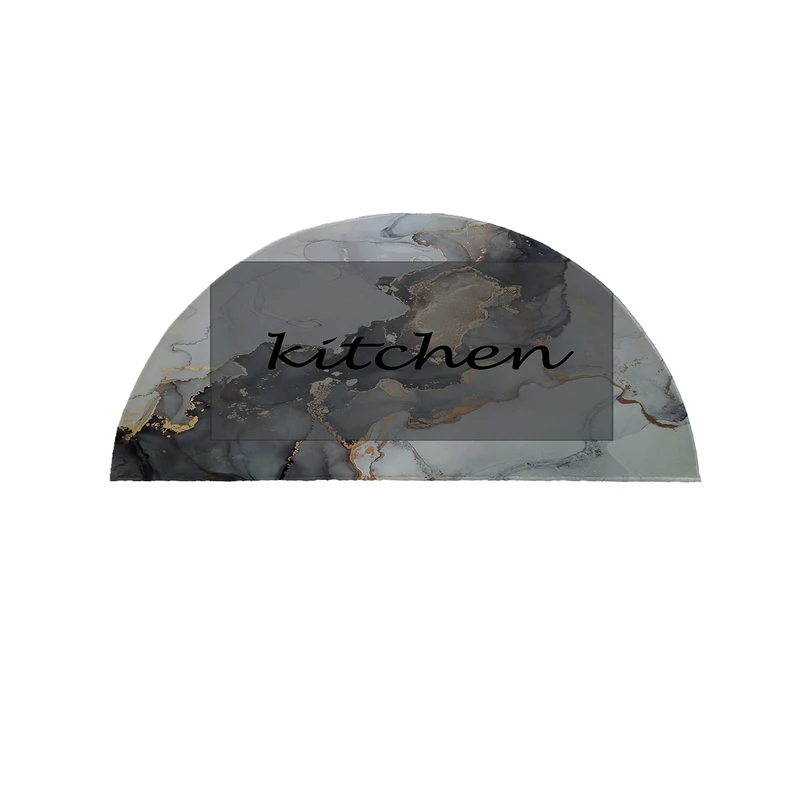 پادری مدل نیم دایره طرح آشپزخانه کد 8708 سایز 90×45 سانتی متر