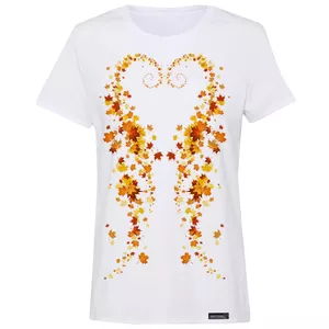تی شرت آستین کوتاه زنانه 27 مدل Autumn Leaves کد MH1569