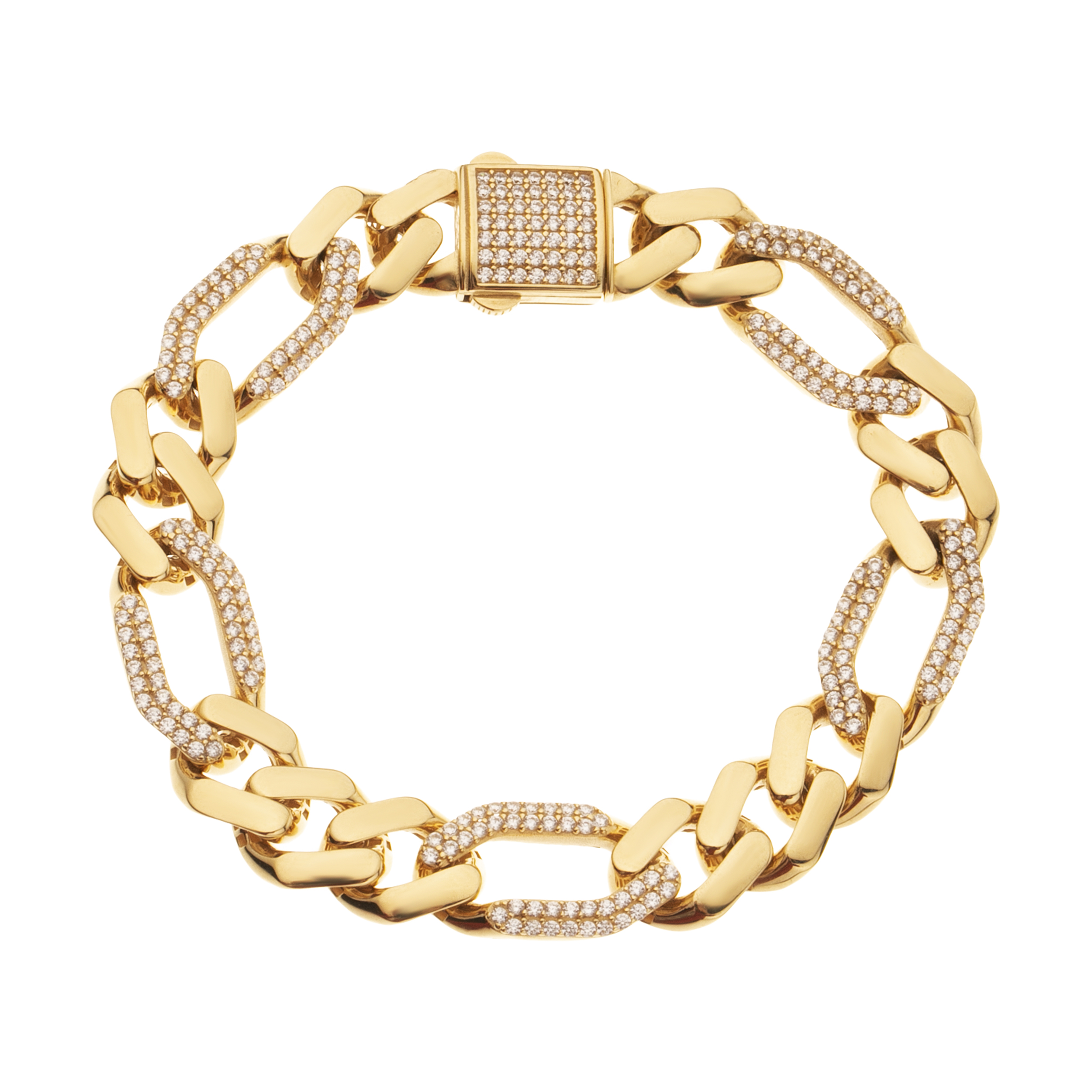 دستبند طلا 18 عیار زنانه مایا ماهک مدل MB1196