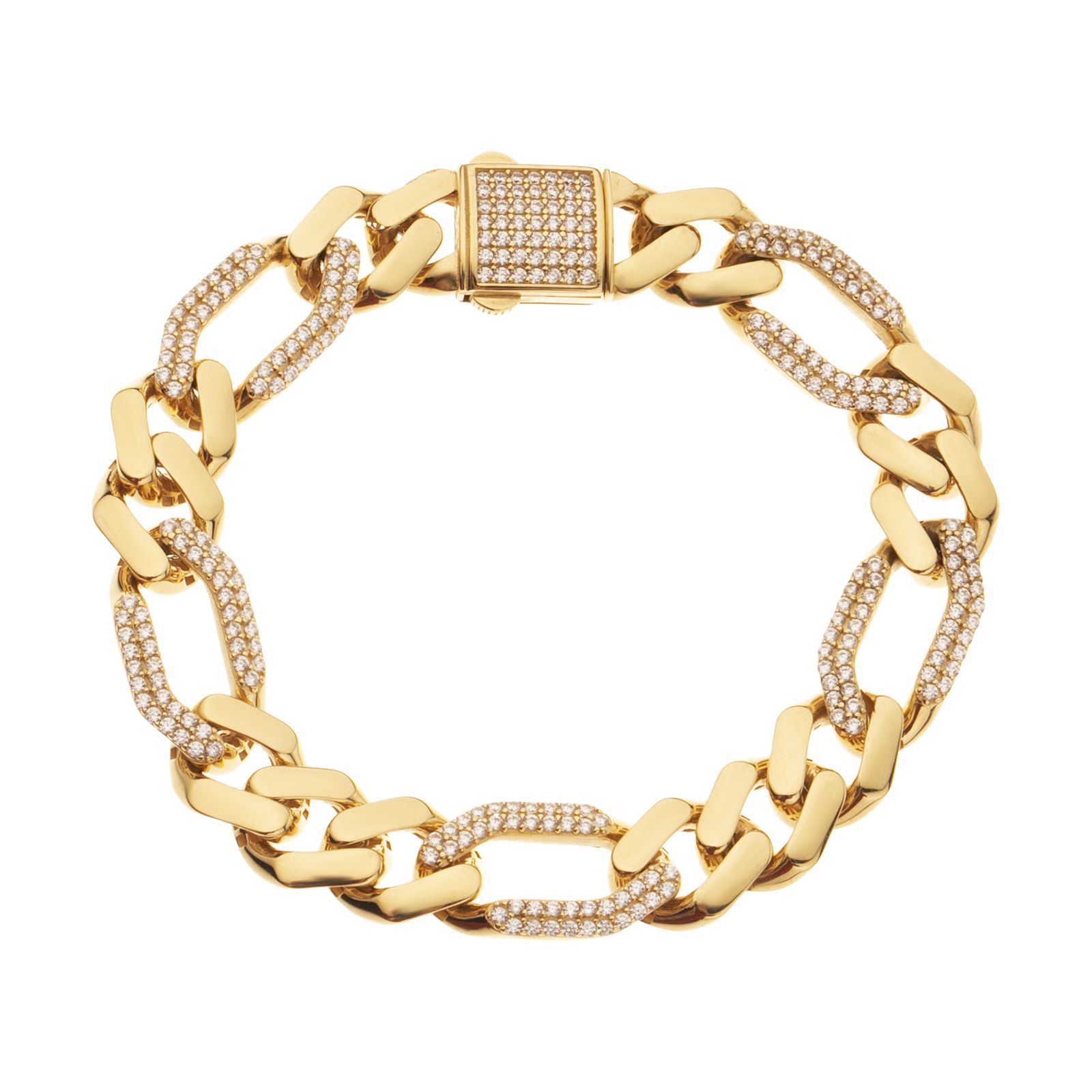 دستبند طلا 18 عیار زنانه مایا ماهک مدل MB1196 -  - 1