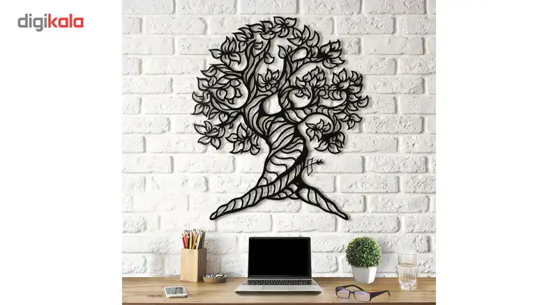 استیکر چوبی هوم لوکس طرح شکوفه