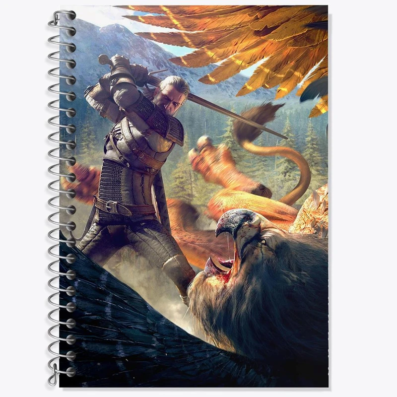 دفتر لغت 50 برگ خندالو مدل گوتی از گرالت ویچر کد 30936