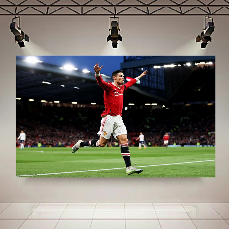 تابلو بوم مخمل طرح رونالدو مدل دیپ کد AR304859