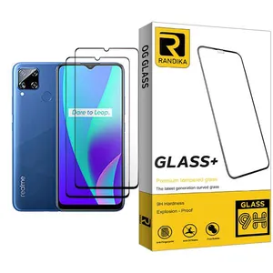Randika Randika Glass MIX002 Screen Protector For Realme C15 Pack Of 2
