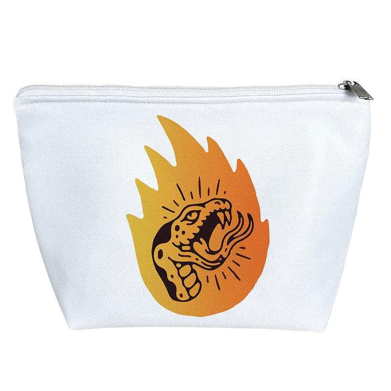 کیف لوازم آرایش دخترانه خندالو مدل مار آتشین کد 9865