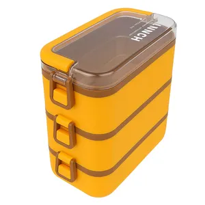 ظرف غذا آنیکسیا مدل سه طبقه قفل دار