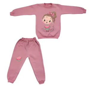 ست سویشرت و شلوار دخترانه مدل هندوانه