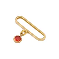 آویز ساعت طلا 18 عیار زنانه میو گلد مدل  کریستال کدW217