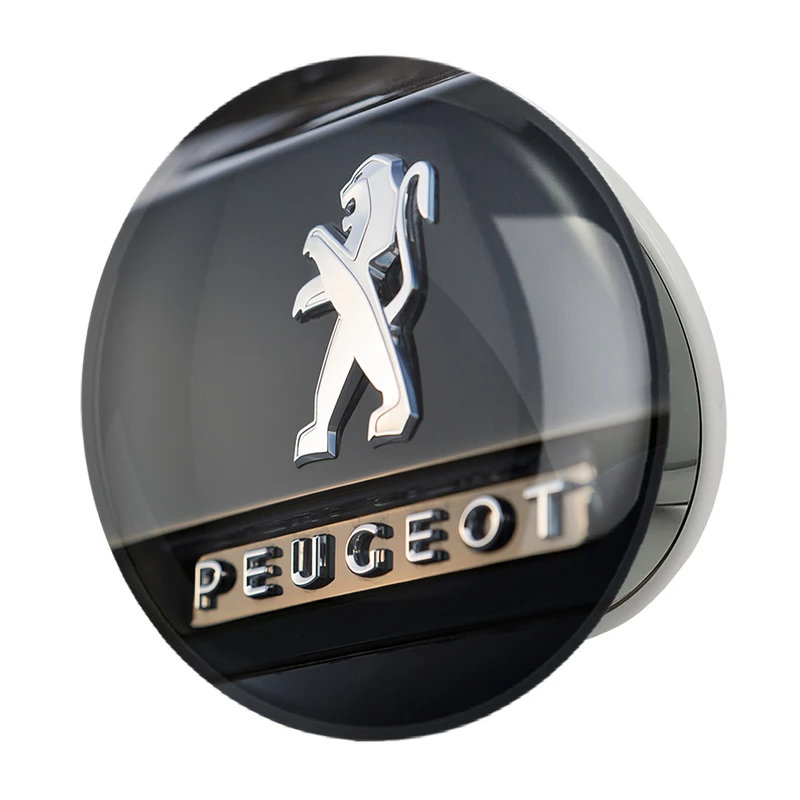 آینه جیبی خندالو طرح پژو Peugeot مدل تاشو کد 23649 
