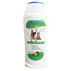 شامپو سگ و گربه بادی مدل Hygea Natural رایحه نارگیل حجم 300 میلی لیتر