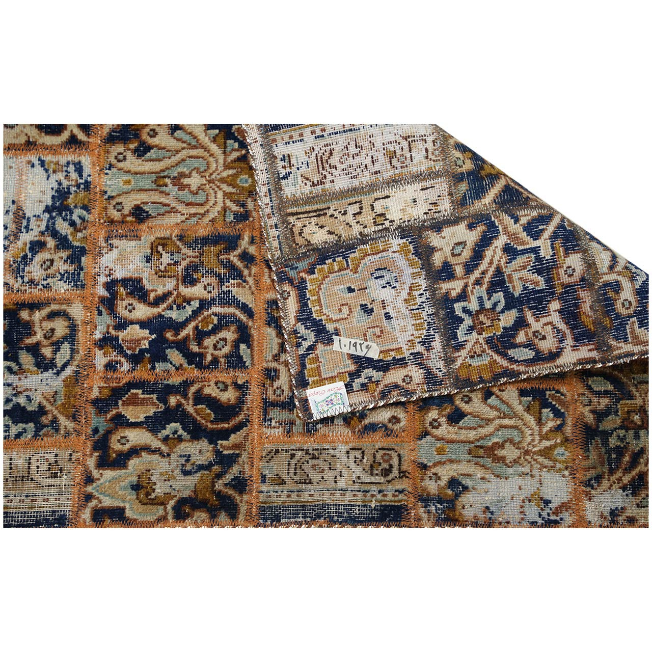 کلاژ فرش دستبافت یک متری فرش هریس کد 101926