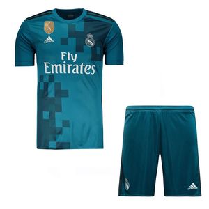 ست تی‌شرت و شلوارک ورزشی پسرانه مدل رئال مادرید کد Away 2018